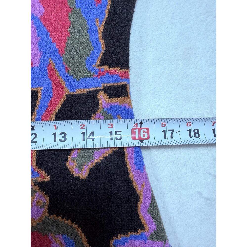 Farm Rio Wild Horses Knit Maxi Dress Graphic Equestrian Maximalist Sz Med 312587 - Picture 8 of 13
